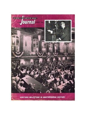 Brotherhood Of Maintenance Of Way Employes Journal August 1966 Vintage Magazine
